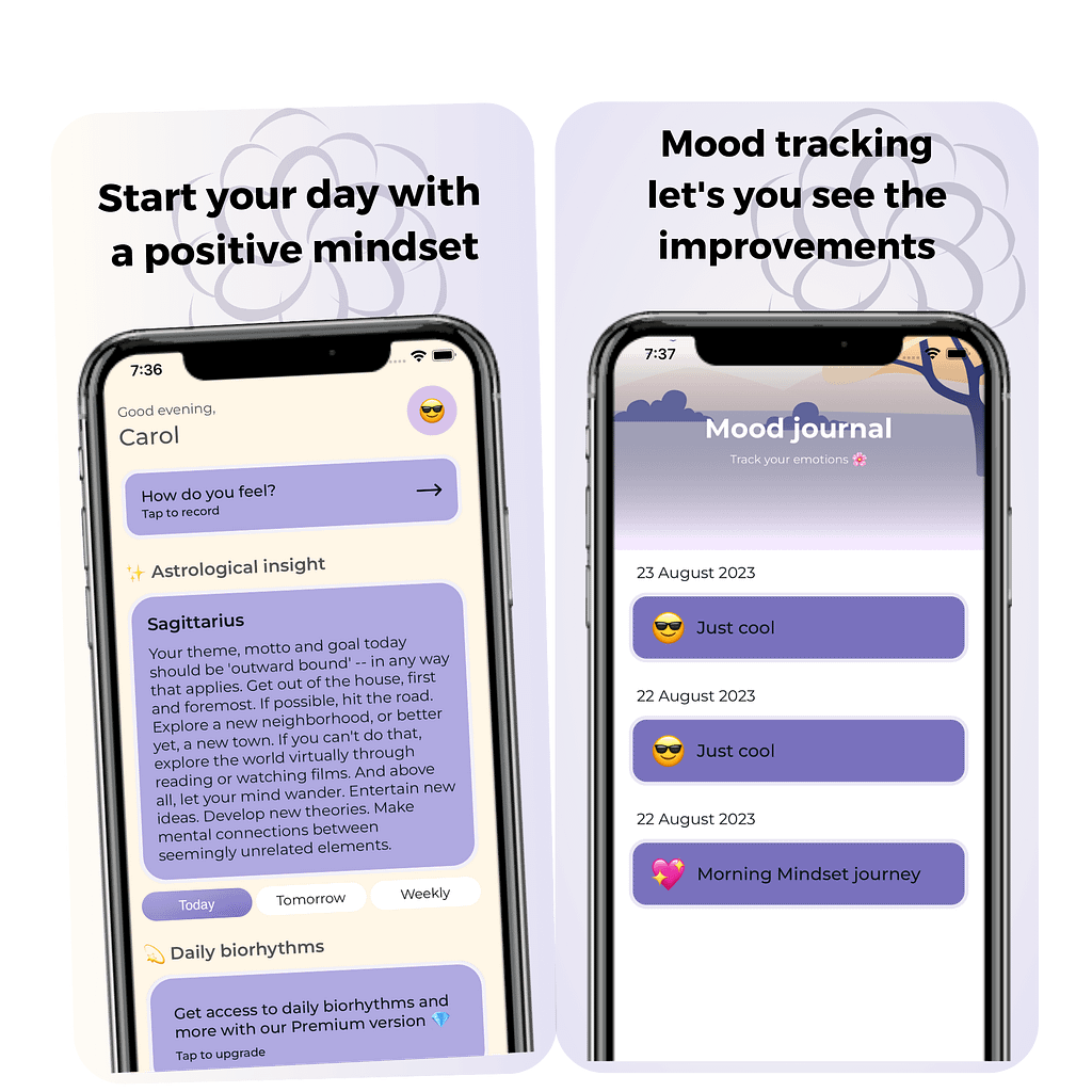 Morning Mindset Mockup 1 Morning Mindset App