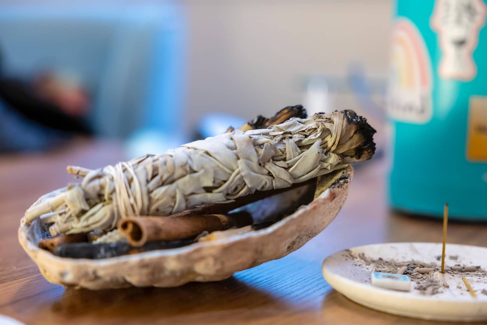 a skull on a table