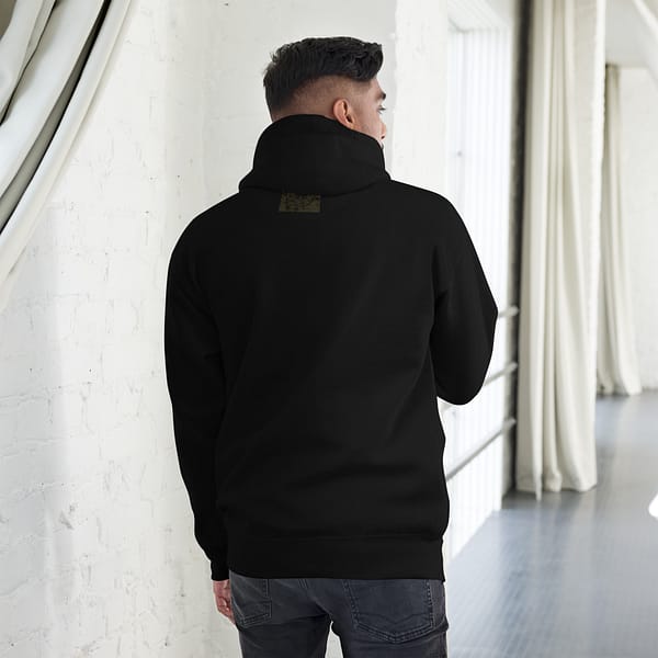 unisex premium hoodie black back 63e7d1fbafa14