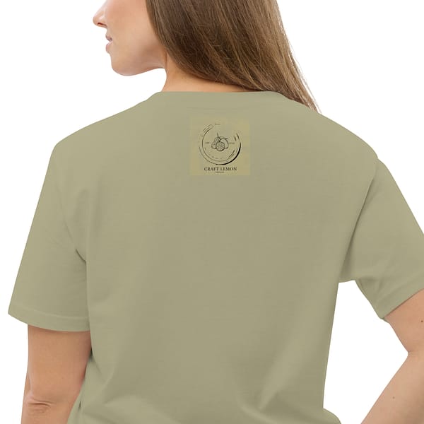 unisex organic cotton t shirt sage zoomed in 2 63e7c3acc6e28