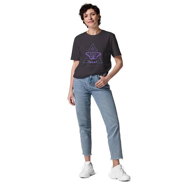 unisex organic cotton t shirt anthracite front 63e7cb233c690