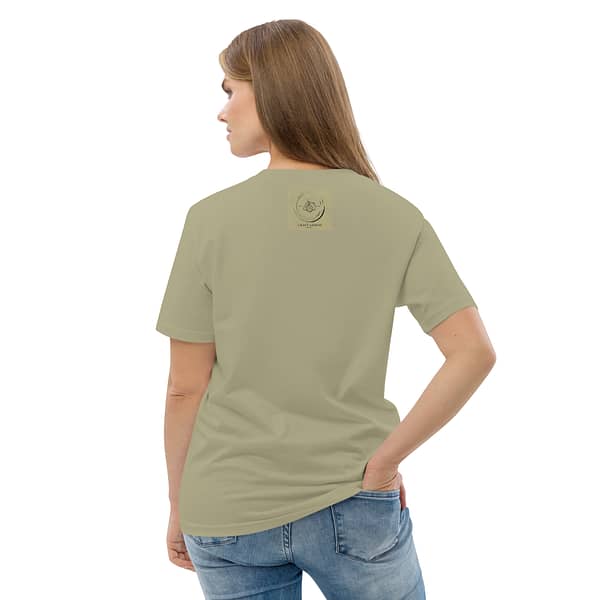 unisex organic cotton t shirt sage back 2 63e7c3acc4475