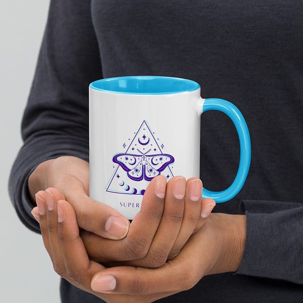 white ceramic mug with color inside blue 11oz right 63e75761bf4bc