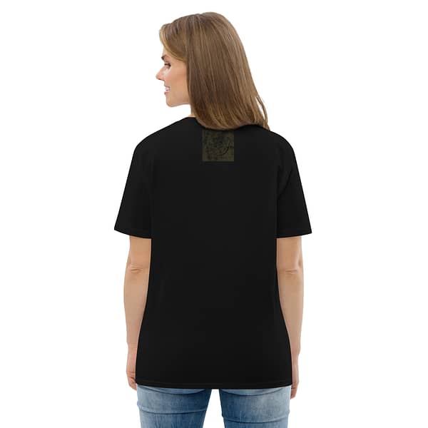 unisex organic cotton t shirt black back 63e7c3acb204e
