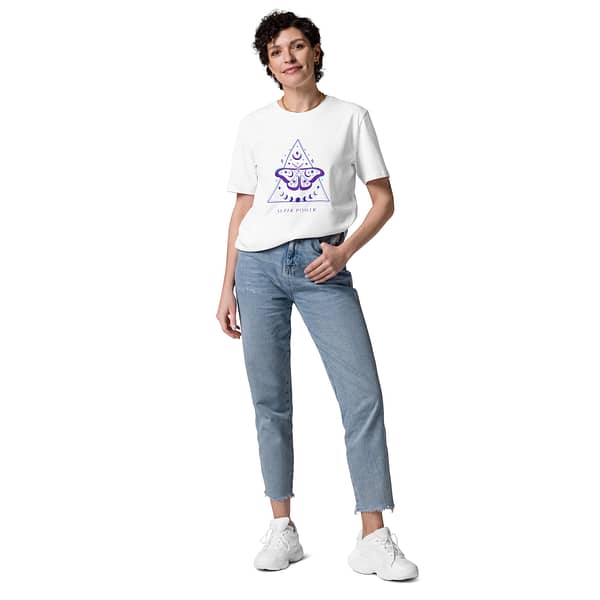 unisex organic cotton t shirt white front 63e7cb234a9dd