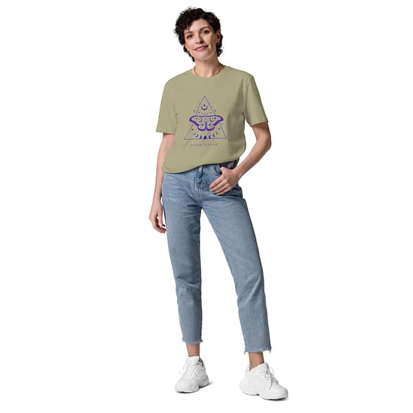 unisex organic cotton t shirt sage front 63e7cb2341aa3
